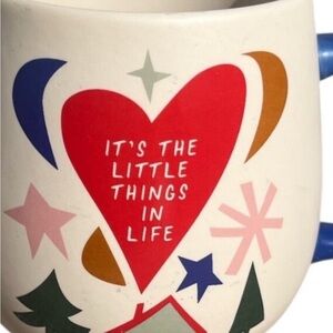 INDIGO Inspirational Mug 16 oz 'It's the Little Things in Life' Coffee Tea Cup